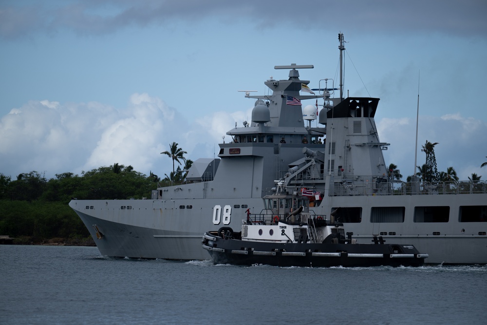 RIMPAC 2024: KDB Darulaman departs Pearl Harbor, begins Force Integration phase