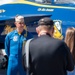 The Navy Flight Demonstration Squadron, the Blue Angels, perform in Traverse City, MI.