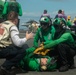 USS Theodore Roosevelt Conducts Flight Deck Drills