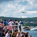 The Navy Flight Demonstration Squadron, the Blue Angels, perform in Traverse City, MI.