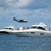 The Navy Flight Demonstration Squadron, the Blue Angels, perform in Traverse City, MI.