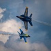 The Navy Flight Demonstration Squadron, the Blue Angels, perform in Johnson City, NY.