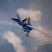 The Navy Flight Demonstration Squadron, the Blue Angels, perform in Johnson City, NY.