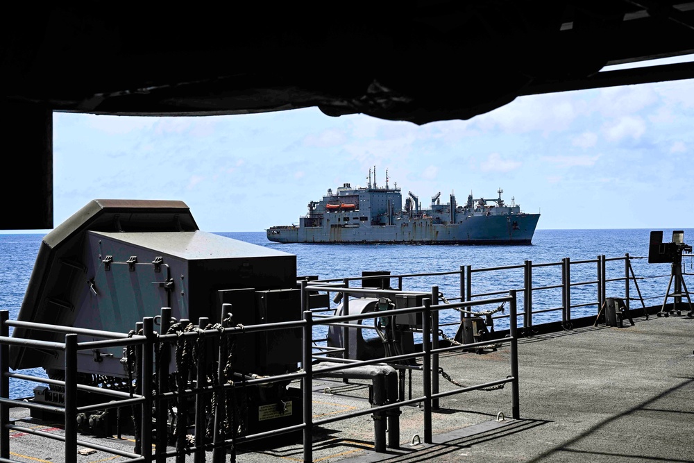 USS Theodore Roosevelt Conducts Replenishment-at-Sea