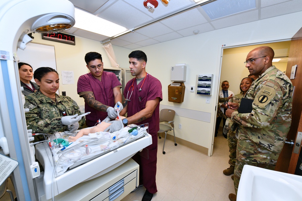 Gen. Gary Brito, commanding general U.S. Army Training and Doctrine Command, visits MEDCoE