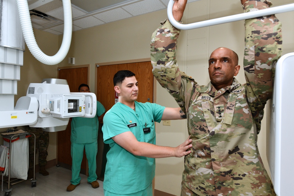 Gen. Gary Brito, commanding general U.S. Army Training and Doctrine Command, visits MEDCoE