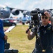 The Navy Flight Demonstration Squadron, the Blue Angels, perform in Johnson City, NY.