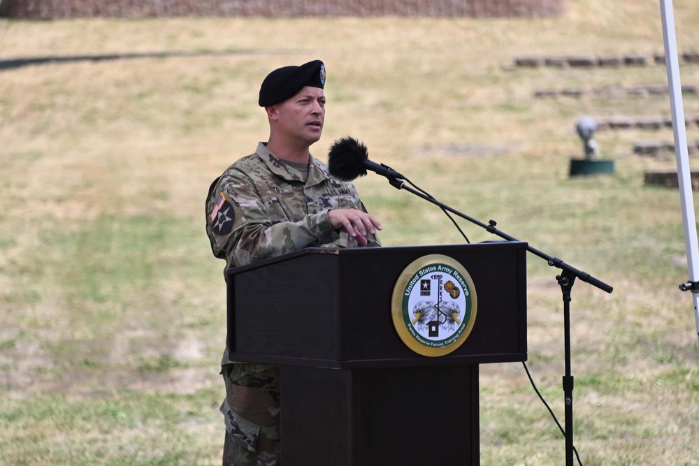 Parks Reserve Forces Training Area Welcomes New Garrison Commander and Garrison Command Sergeant Major