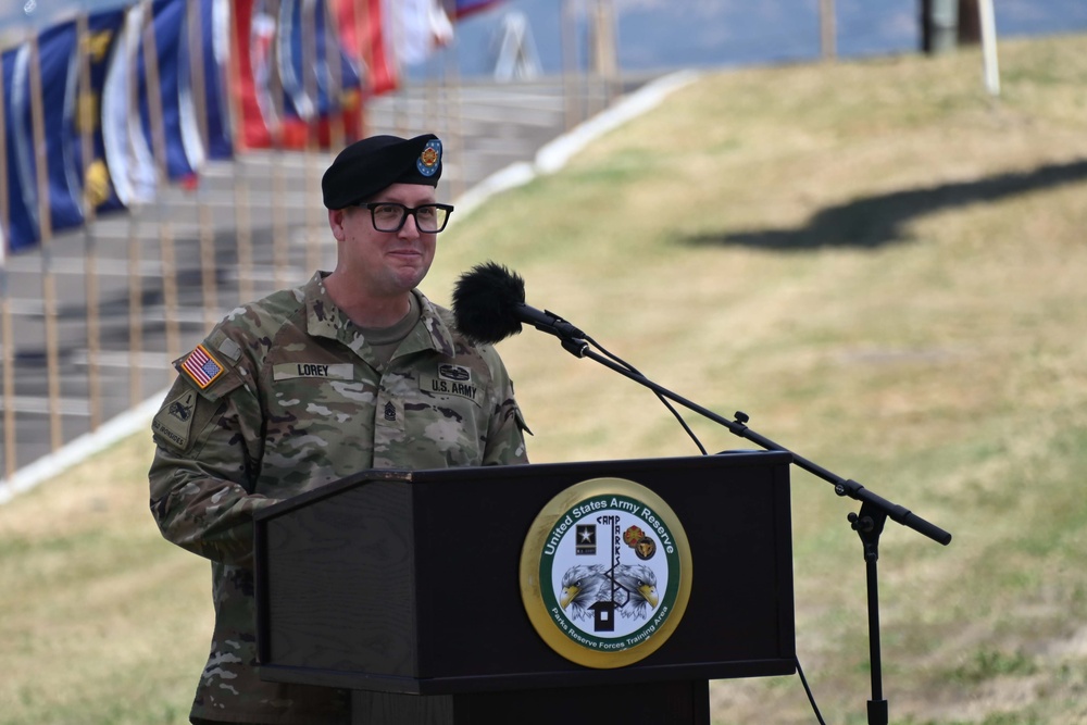 Parks Reserve Forces Training Area Welcomes New Garrison Commander and Garrison Command Sergeant Major