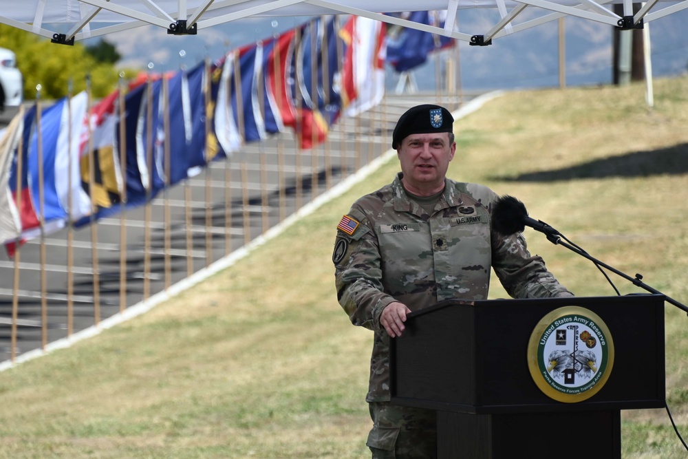 Parks Reserve Forces Training Area Welcomes New Garrison Commander and Garrison Command Sergeant Major