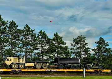 Fort McCoy supports second major rail movement in 2024 with return of Wisconsin National Guard equipment, vehicles