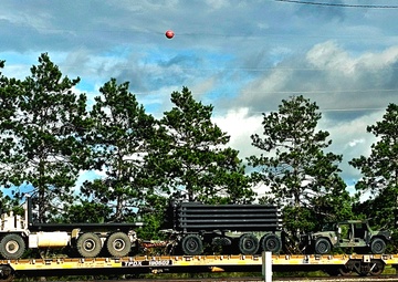 Fort McCoy supports second major rail movement in 2024 with return of Wisconsin National Guard equipment, vehicles