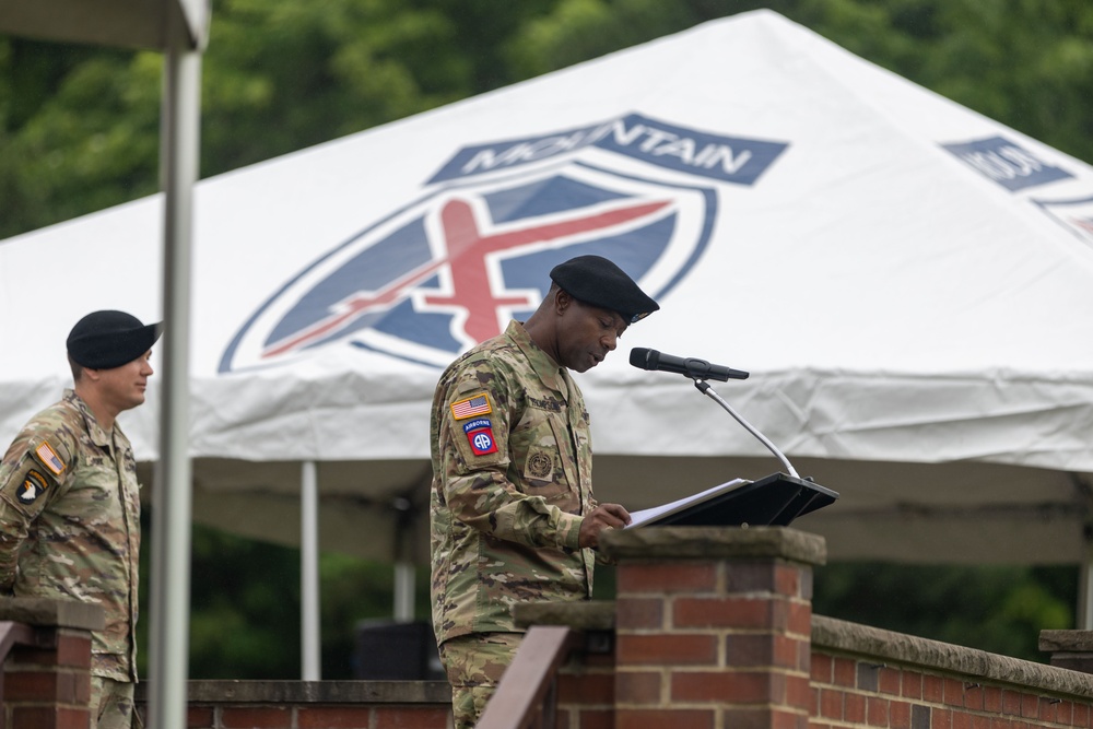 10th Mountain Division Artillery Change of Command Ceremony