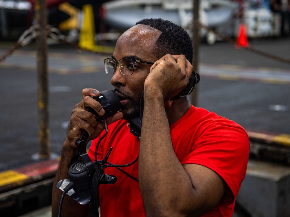 USS Theodore Roosevelt Conducts Replenishment-at-Sea