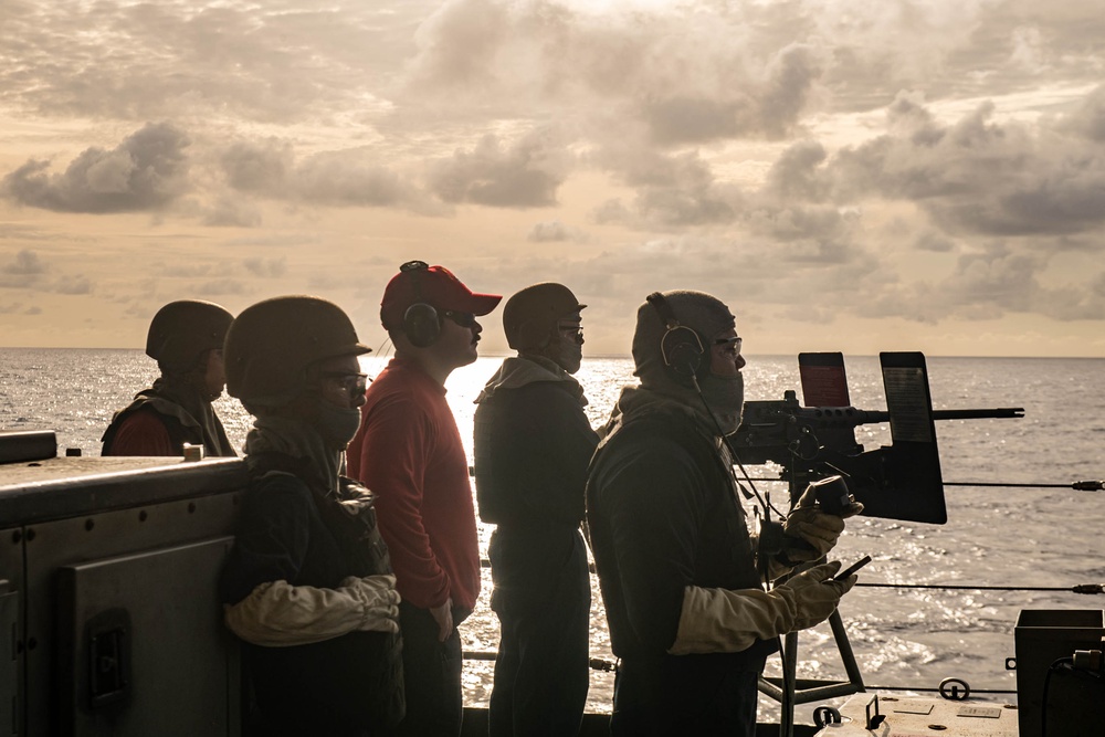 Live-Fire Exercise Aboard Theodore Roosevelt