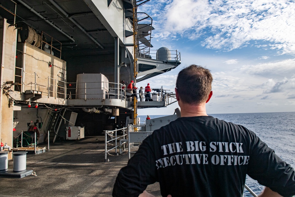 Live-Fire Exercise Aboard Theodore Roosevelt