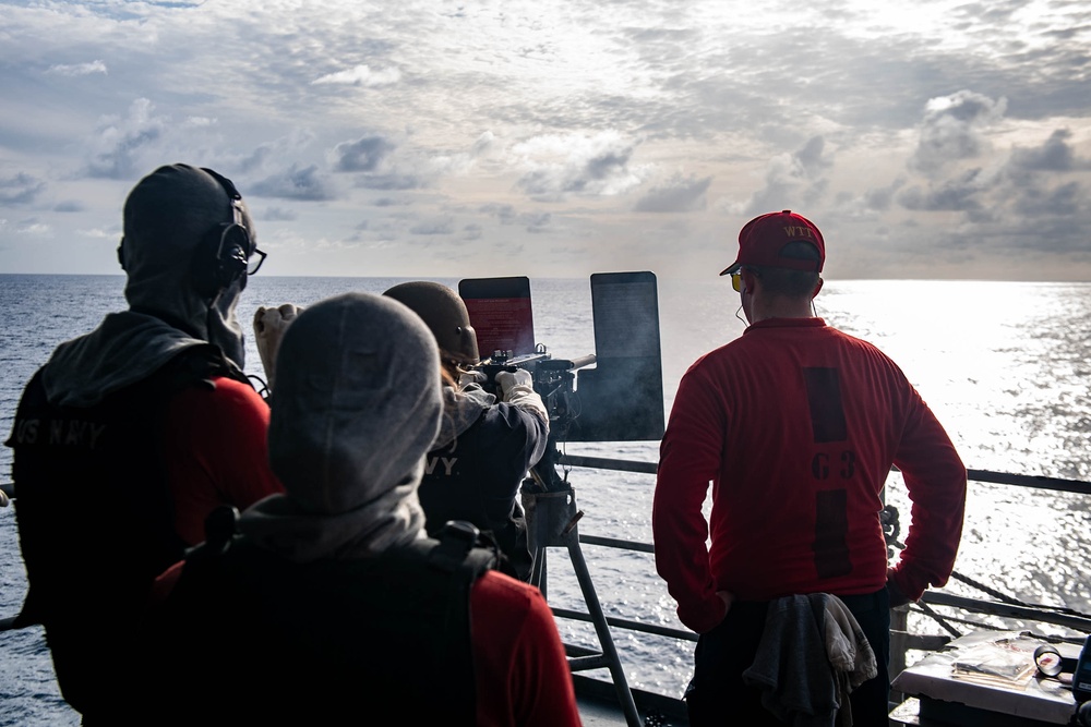 Live-Fire Exercise Aboard Theodore Roosevelt