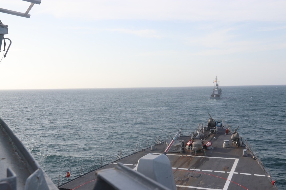 Porter and Antioquia, Conduct Maneuvering Exercises