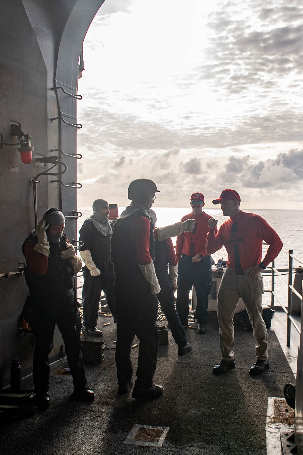 Live-Fire Exercise Aboard Theodore Roosevelt