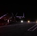 Theodore Roosevelt Flight Deck at Night