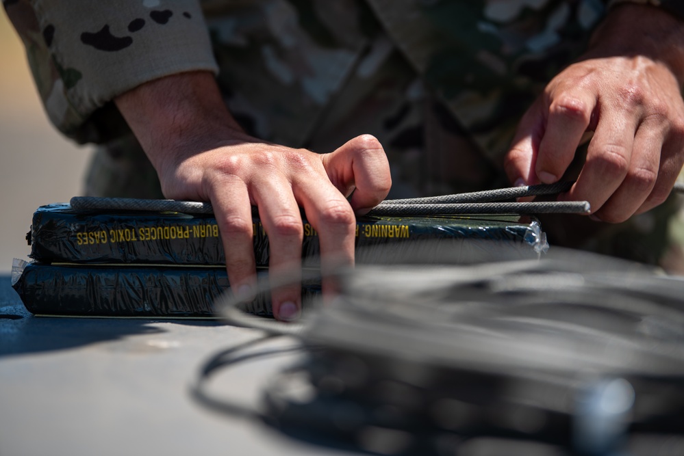 EOD holds explosive proficiency training