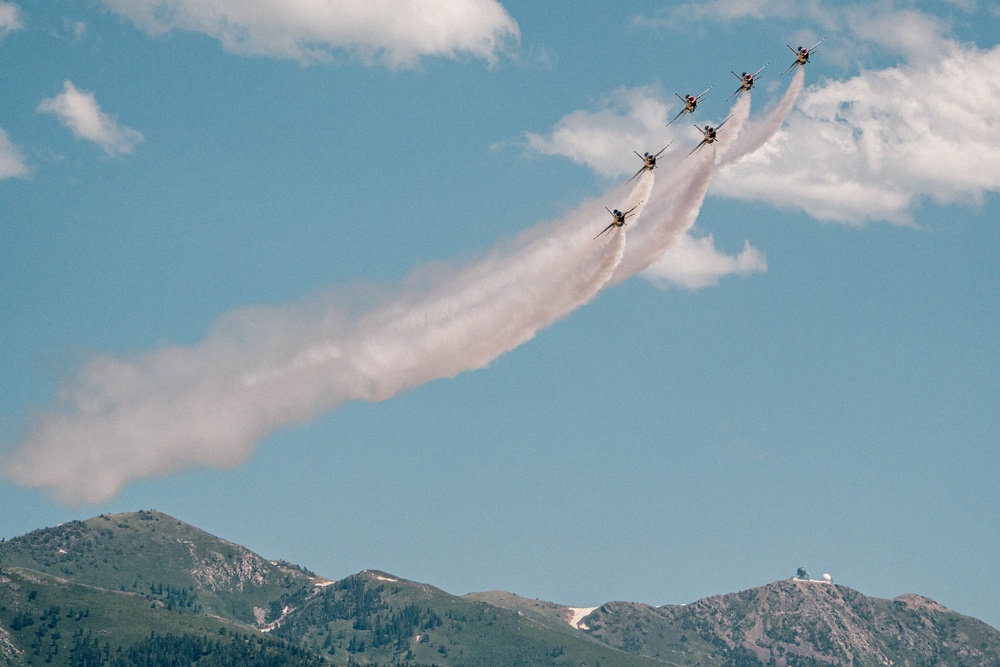 Thunderbirds bring thunder to the Wasatch