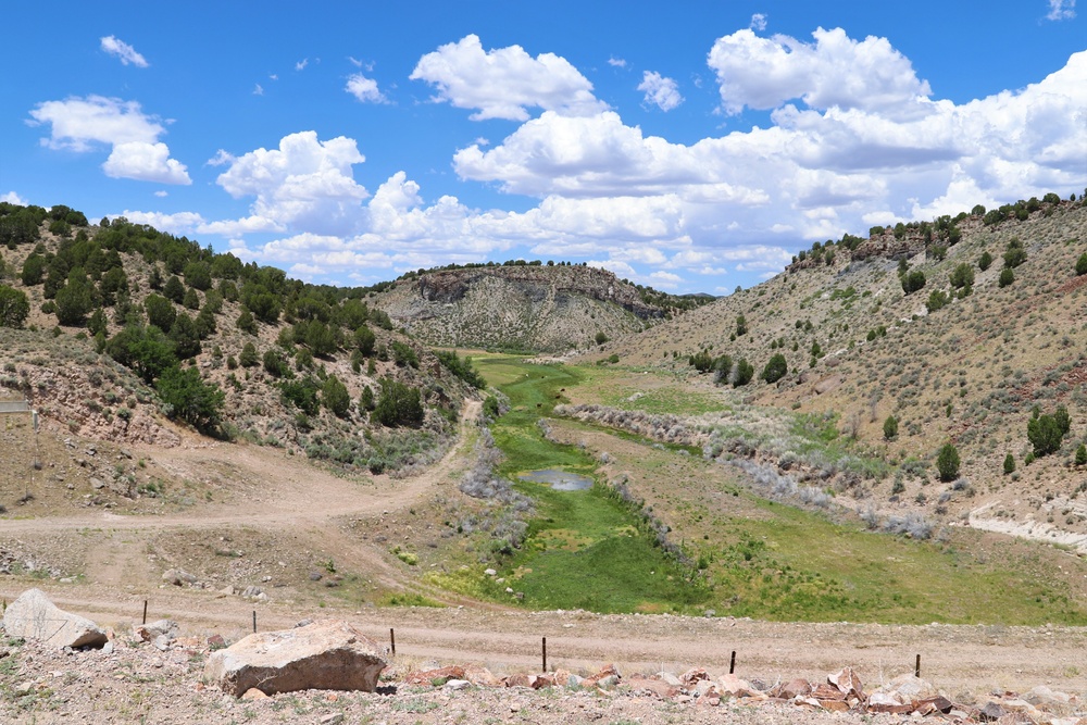 Mathews Canyon Dam outlet