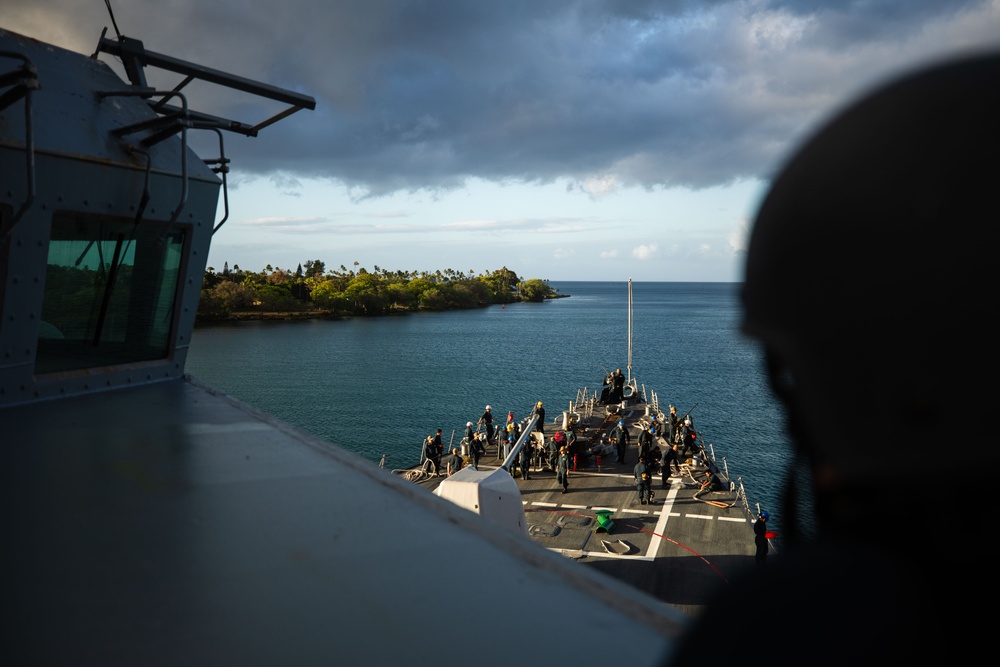 RIMPAC 2024: USS Fitzgerald departs Pearl Harbor, begins Force Integration phase