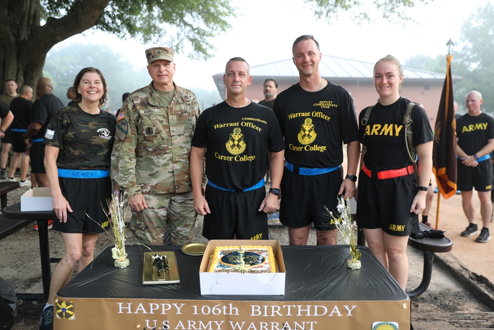 USAWOCC commemorates 106 years of the Warrant Officer Corps