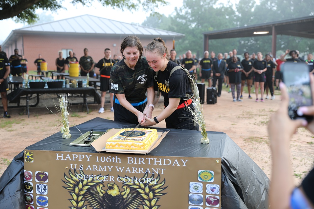 USAWOCC commemorates 106 years of the Warrant Officer Corps