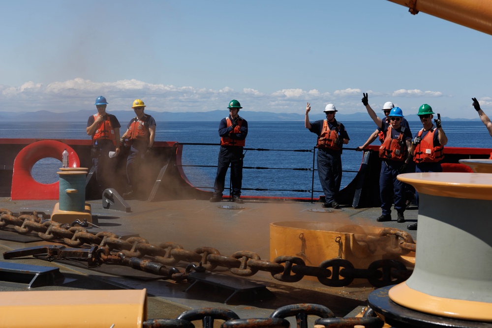 Coast Guard Cutter Healy crewmembers conduct Tailored Ship’s Training Availability