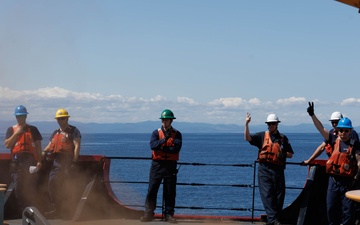 Coast Guard Cutter Healy crewmembers conduct Tailored Ship’s Training Availability