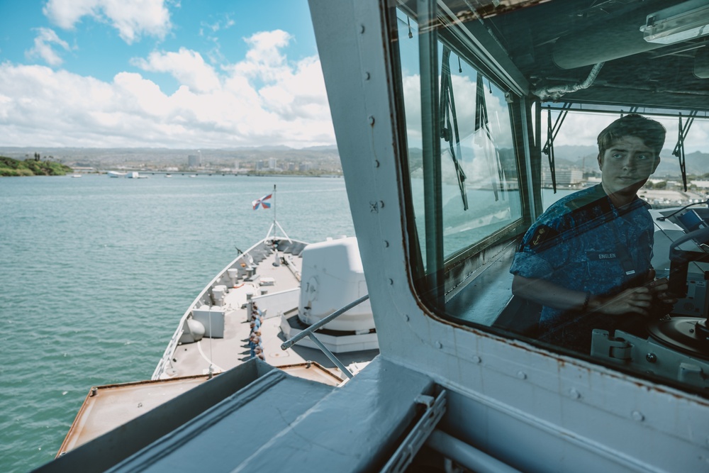 RIMPAC 2024: HNLMS Tromp departs Pearl Harbor, begins Force Integration phase