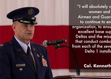 Space Base Delta 1 Change of Command