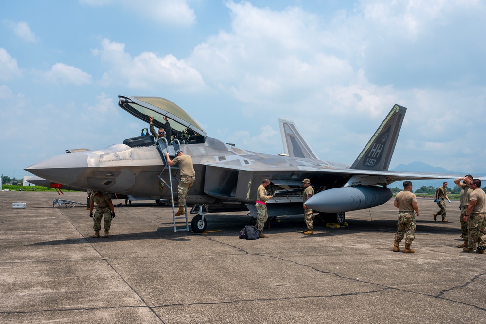 Hawaiian Raptors Make Historical First Landing at Basa Air Base