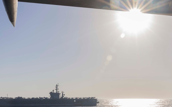 WSP ARG, IKE CSG Transit Together in Mediterranean Sea