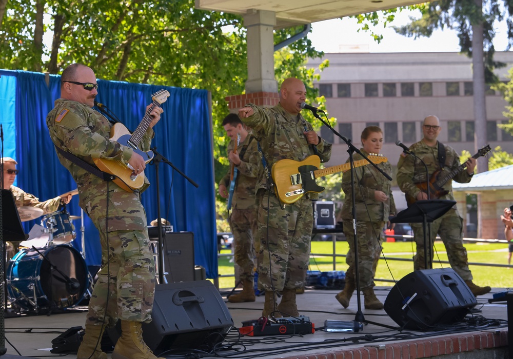133rd Army Band amplifies Lacey In Tune