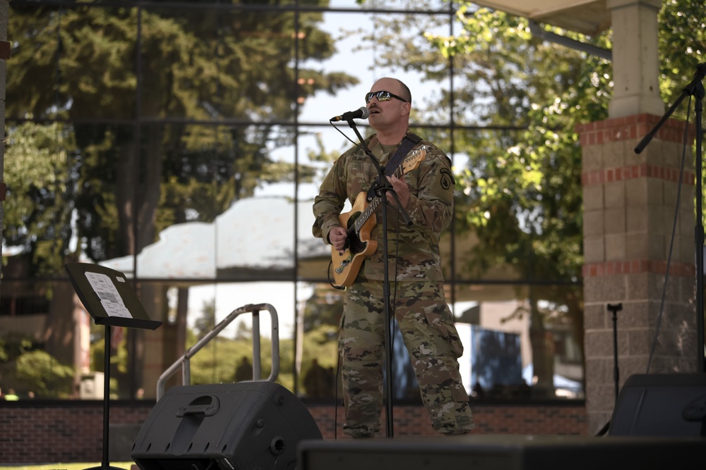 133rd Army Band amplifies Lacey In Tune