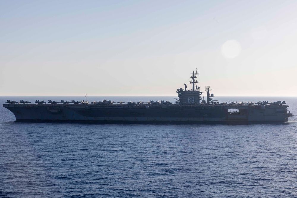 WSP ARG, IKE CSG Transit Together in Mediterranean Sea
