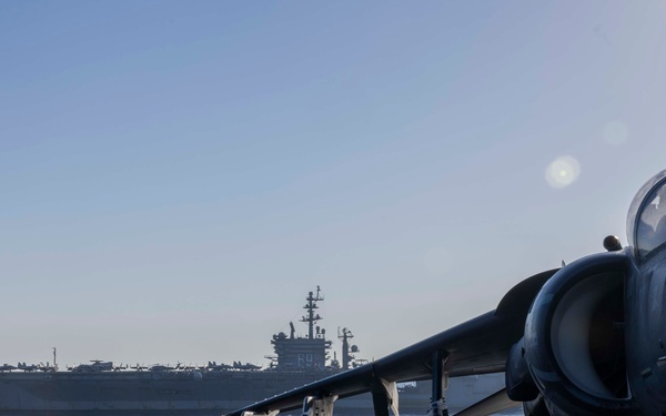 WSP ARG, IKE CSG Transit Together in Mediterranean Sea