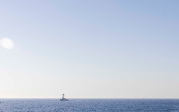 WSP ARG, IKE CSG Transit Together in Mediterranean Sea