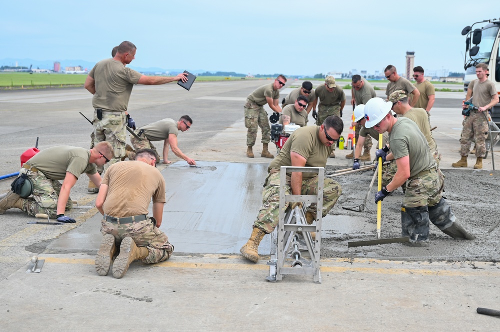 155th Civil Engineering Squadron deployment for training at Yokota Air Base