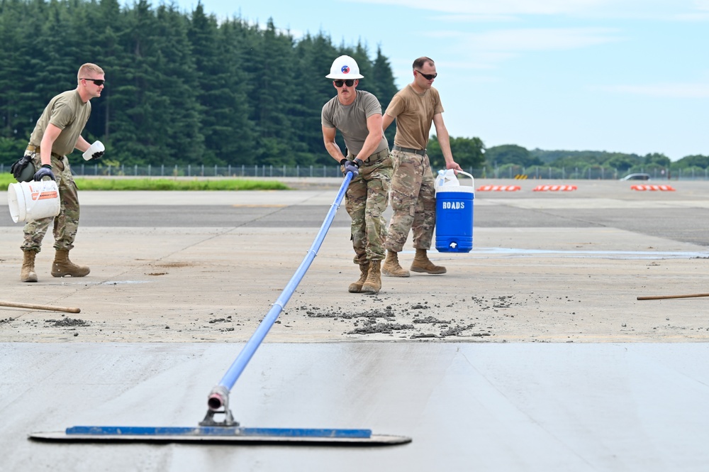 155th Civil Engineering Squadron deployment for training at Yokota Air Base