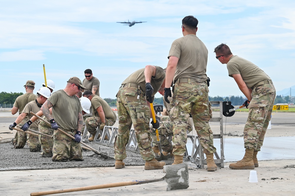 155th Civil Engineering Squadron deployment for training at Yokota Air Base