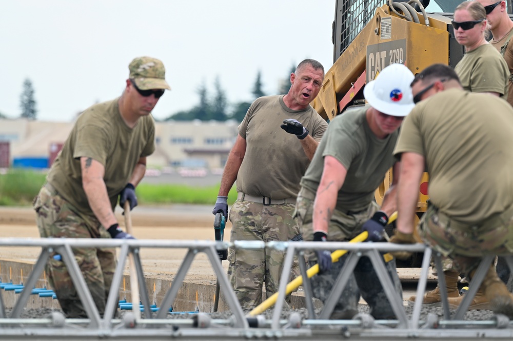 155th Civil Engineering Squadron deployment for training at Yokota Air Base