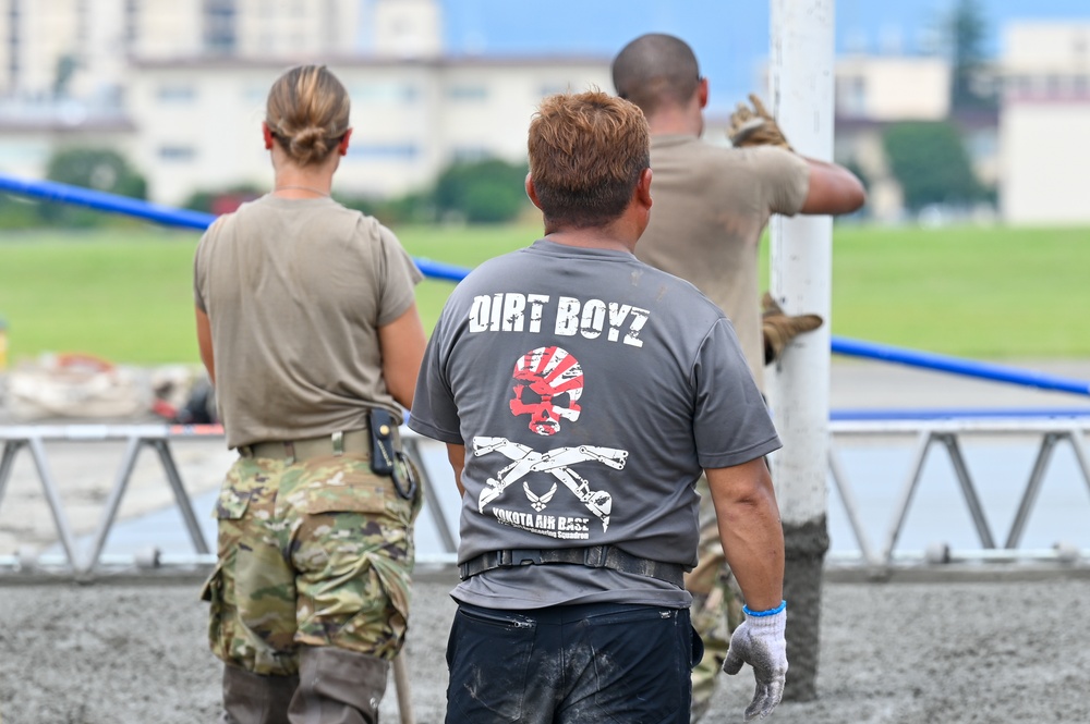 155th Civil Engineering Squadron deployment for training at Yokota Air Base