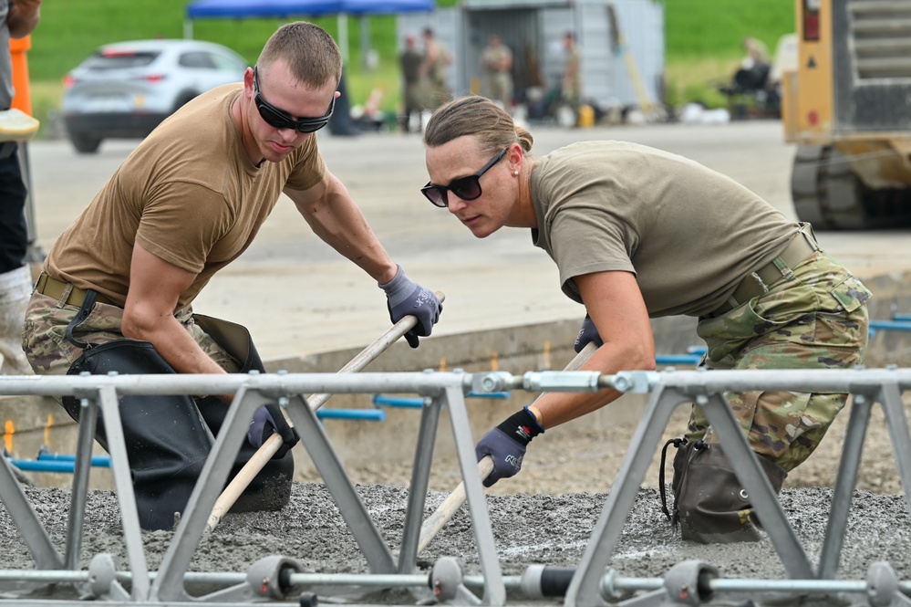 155th Civil Engineering Squadron deployment for training at Yokota Air Base