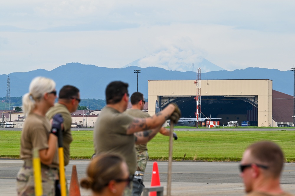 155th Civil Engineering Squadron deployment for training at Yokota Air Base