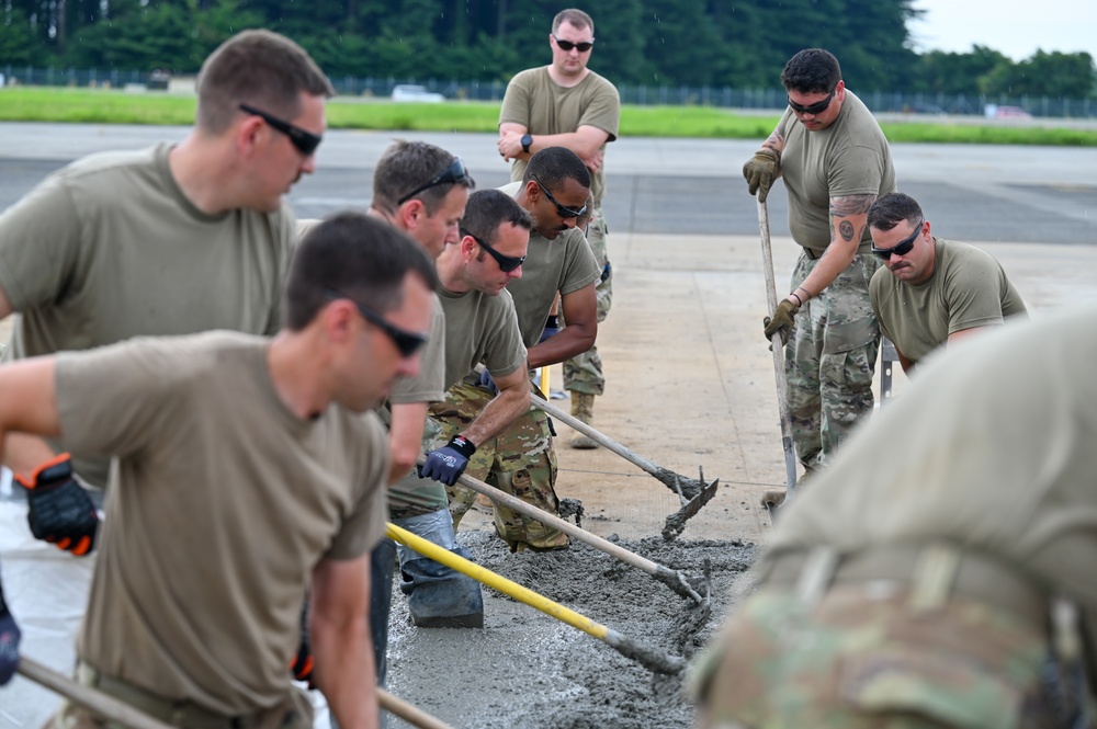 155th Civil Engineering Squadron deployment for training at Yokota Air Base