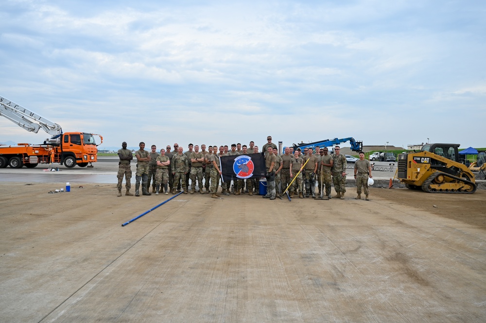 155th Civil Engineering Squadron deployment for training at Yokota Air Base